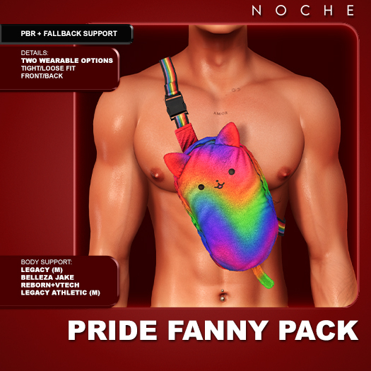 Noche. Pride Fanny pack