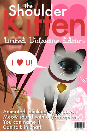 Romantic Gift Shoulder Kitten