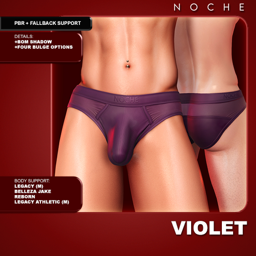 Noche. Franco Brief Violet
