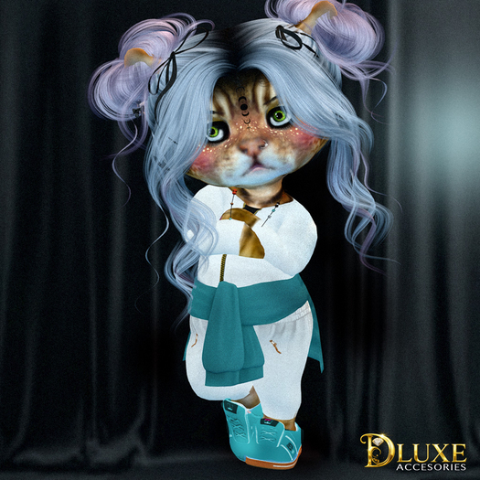 *DLUXE* DINKIES RENO WAIST SWEATER* storm