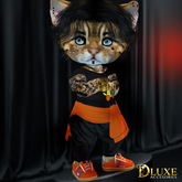*DLUXE* DINKIES RENO WAIST SWEATER* orange
