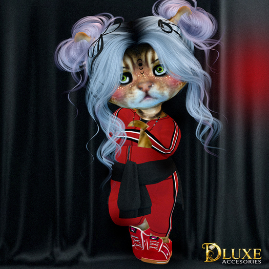 *DLUXE* DINKIES RENO WAIST SWEATER* black