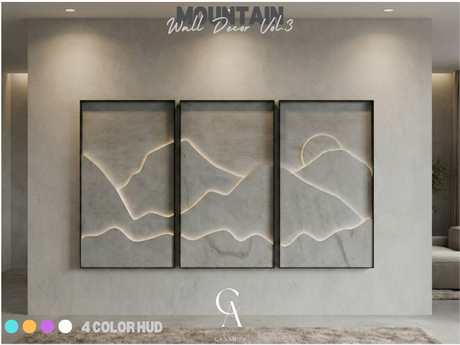 Mountain Wall Decor Vol.3