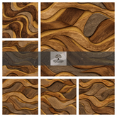 TB - FOREST RESIN STATEMENT WOODEN WALL - LUXURY EDITION