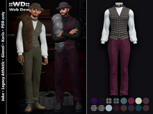Web Dew :: Suit Harrison - Purple-Teal
