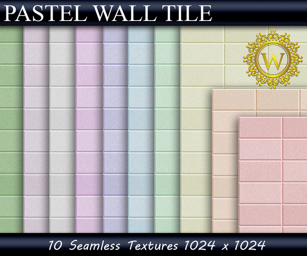 Pastel Wall Tile Textures
