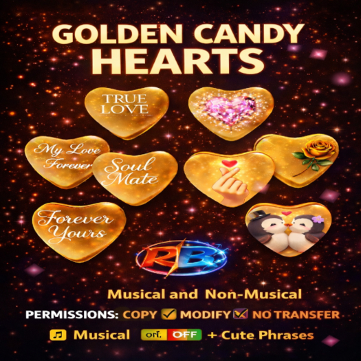 Golden Candy Hearts – Interactive | Musical & Non-Musical