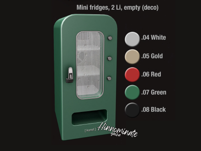 .06 [ kunst ] - Mini fridge / red