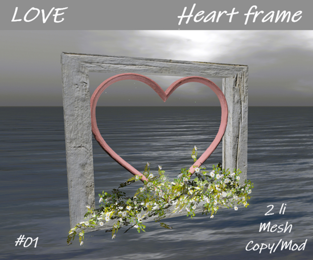 LOVE Heart frame #01
