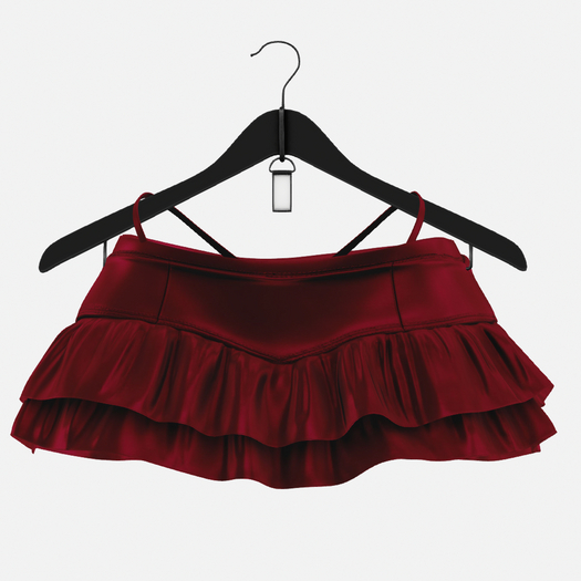 VARITII - Nocturna Skirt[Deep Burgundy] 