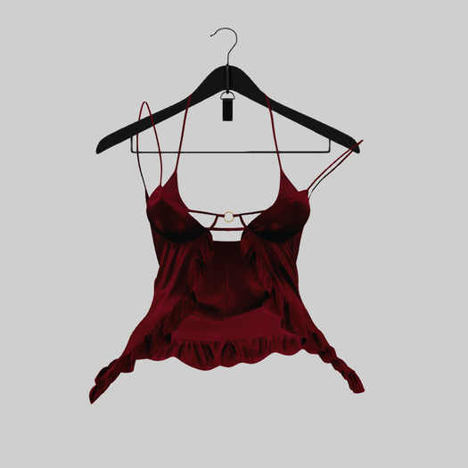 VARITII - Nocturna Top[Deep Burgundy]