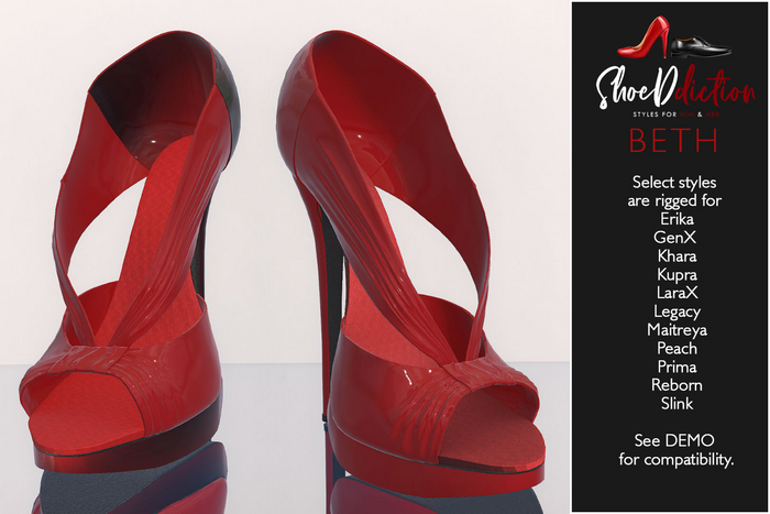 Beth Shoe Red 