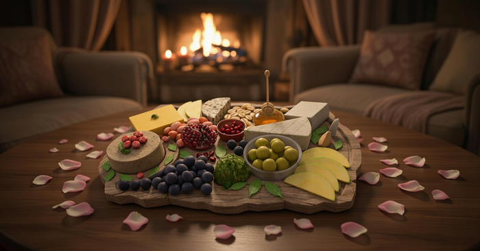 <Aphrodite> Rustic cheeses board