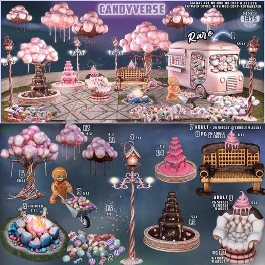 08.[Since1975] Candyverse - Waffle Bench /PG