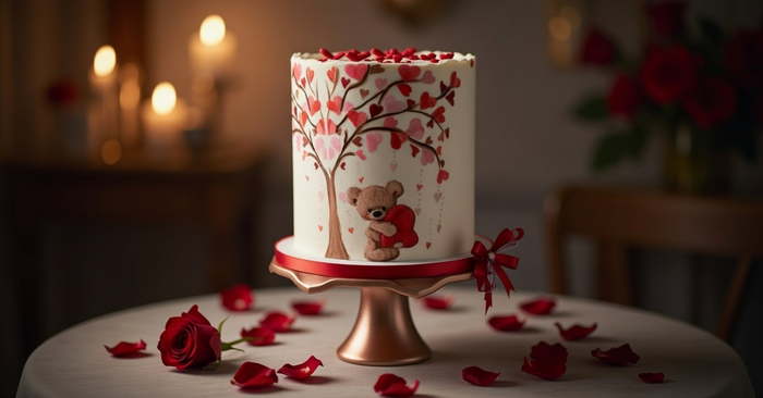 Valentines cake