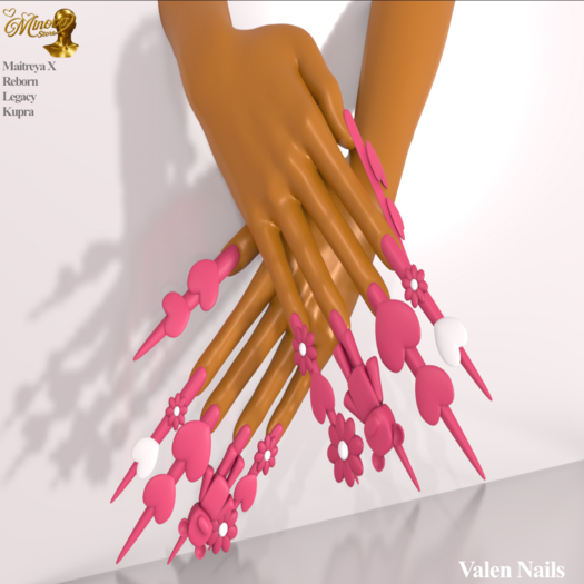 .:Minova:. Red Valen Nails