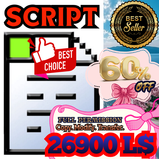 Auto Message On Rez V1 – Full Perm Rez Message Script ( With Notecard of How to Use This Script & its Benefit )