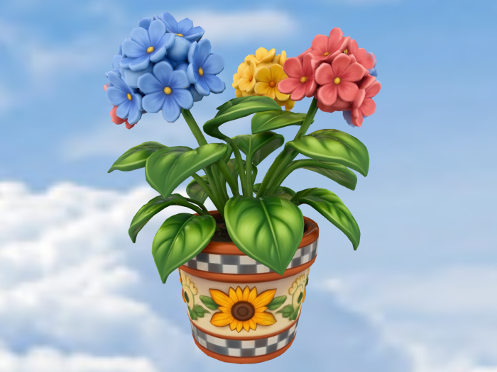 SPRING SALE Spring Flower Pot FULL PERM