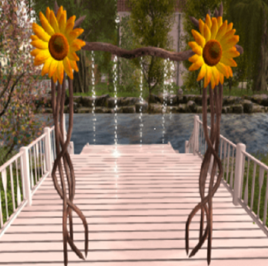 DFS Decor - Wedding Sunflower Arch