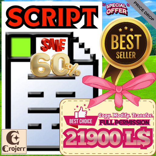 Owner Name Display V1 – Full Perm Display Script ( With Notecard of How to Use This Script & its Benefit )