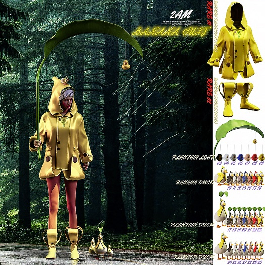 2.2AM-43-Banana shoes[eBody Waifus] RARE