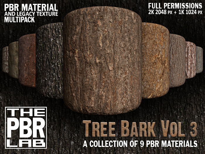 The PBR Lab - Tree Bark Vol 3 Multipack