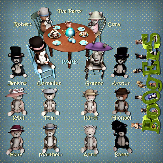   <:*BoOgErS*:> Bearton Abbey Tea Table RARE