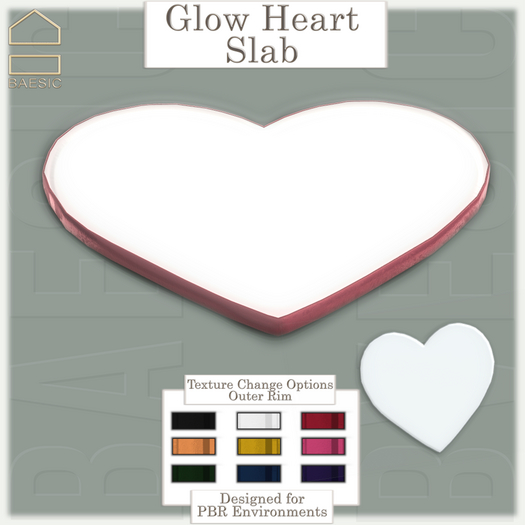 Baesic. Glow Heart Slab