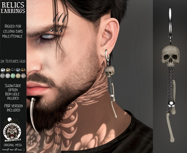 Badwolf - Relics Earrings