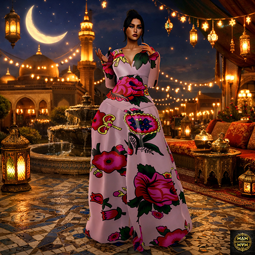 ..MAM..SA7AB-DRESS(PINK)-2026