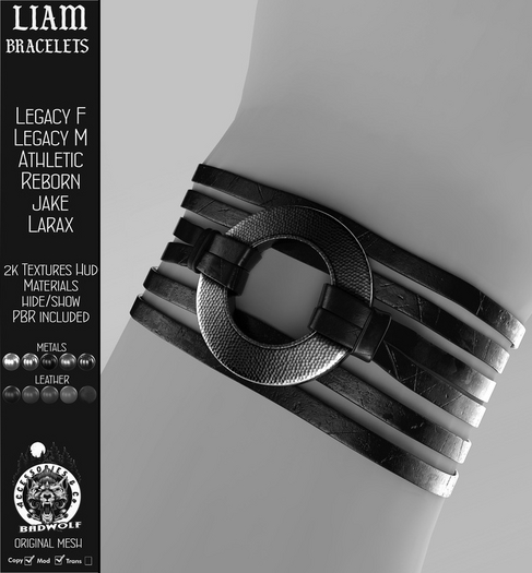 DEMO Badwolf - Liam Bracelets