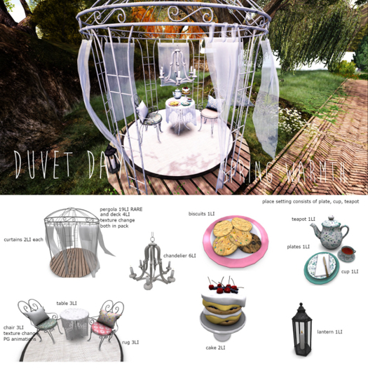 [DD] Spring Warmth Pergola (boxed) RARE ++