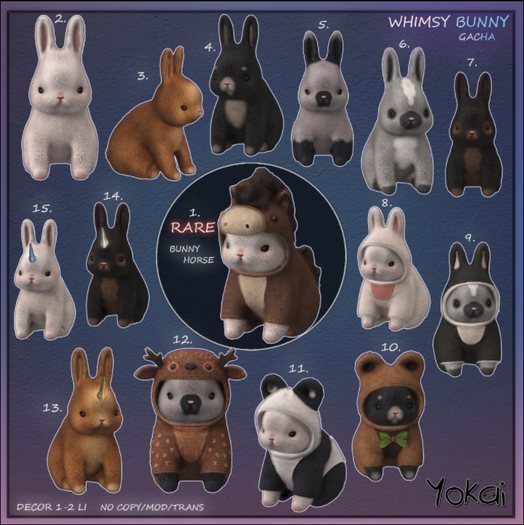 7.YOKAI - Whimsy Bunny - Choco Bunny