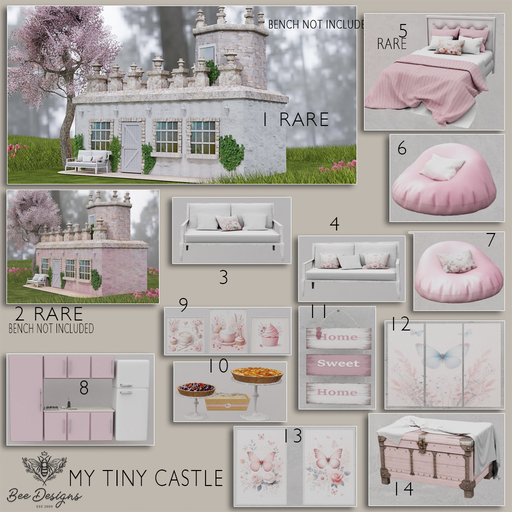 05 Bee Designs My Tiny Castle RARE
