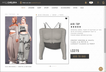 .miss chelsea. Airi Top Grey