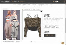 .miss chelsea. Airi Top Leopard
