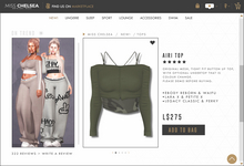 .miss chelsea. Airi Top Olive