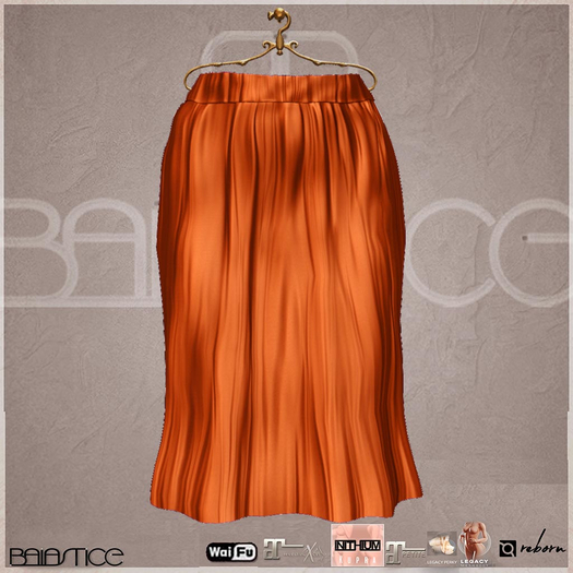 Baiastice_Sunray Skirt-Rust