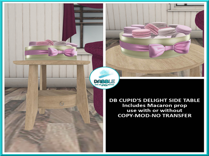 DB CUPID'S DELIGHT SIDE TABLE add me
