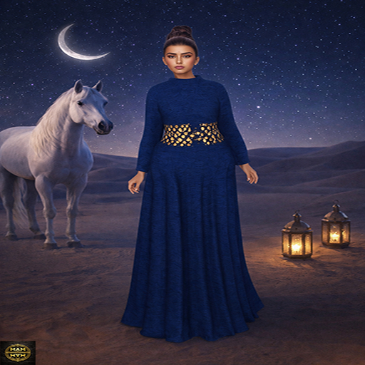 ..MAM..RM-8 DRESS(BLUE)-2026
