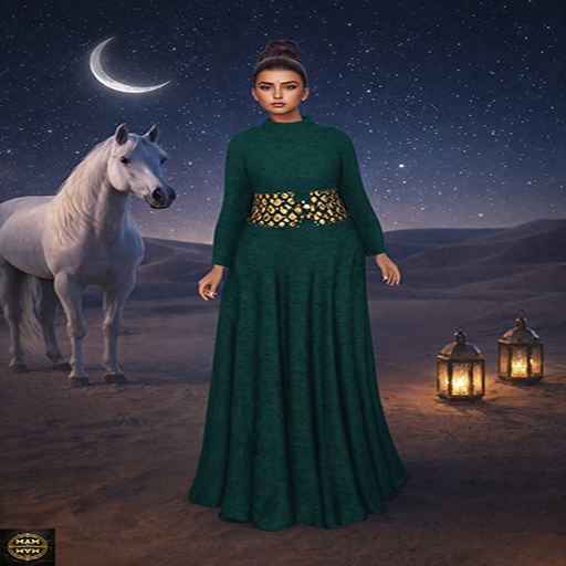 ..MAM..RM-8 DRESS(GREEN)-2026