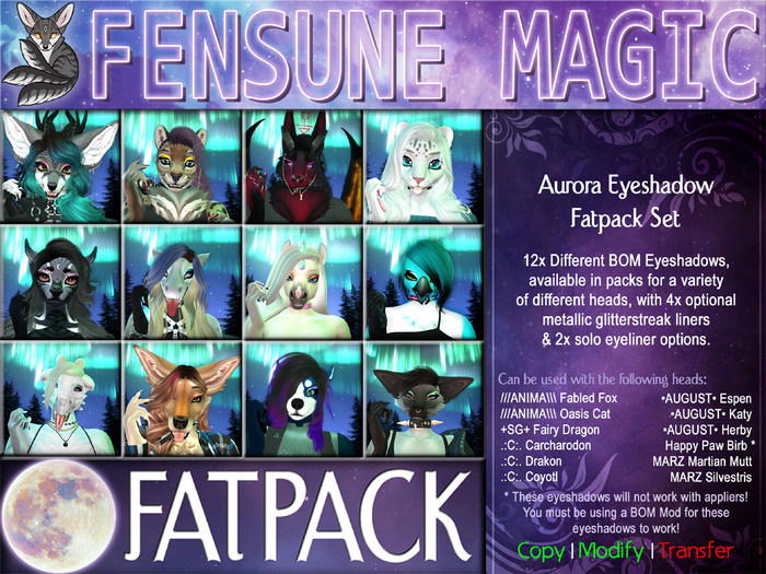 .:FM:. Aurora Eyeshadow Fatpack Set