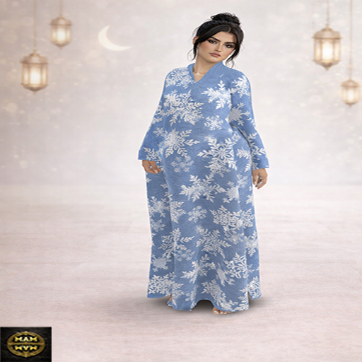 ..MAM..RM-7 DRESS(BLUE)-2026