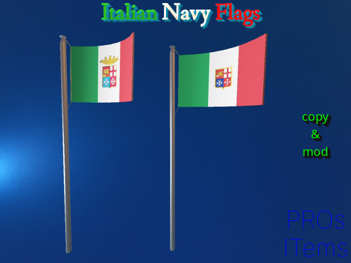 Italian Navy Flags
