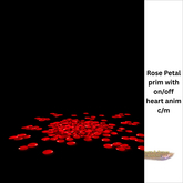 Rose Petal floor with heart anim