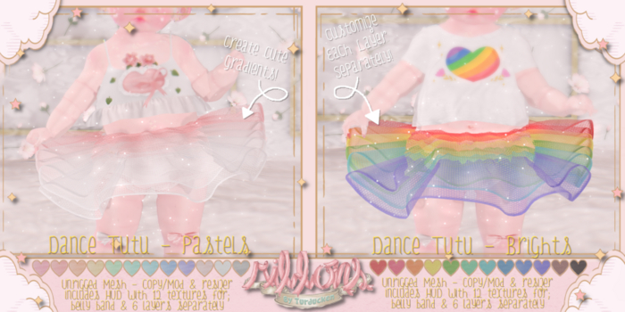 {Ribbons} Dance Tutu - Pastels {Box}