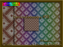 Lattice Geometry #01 Texture Pack