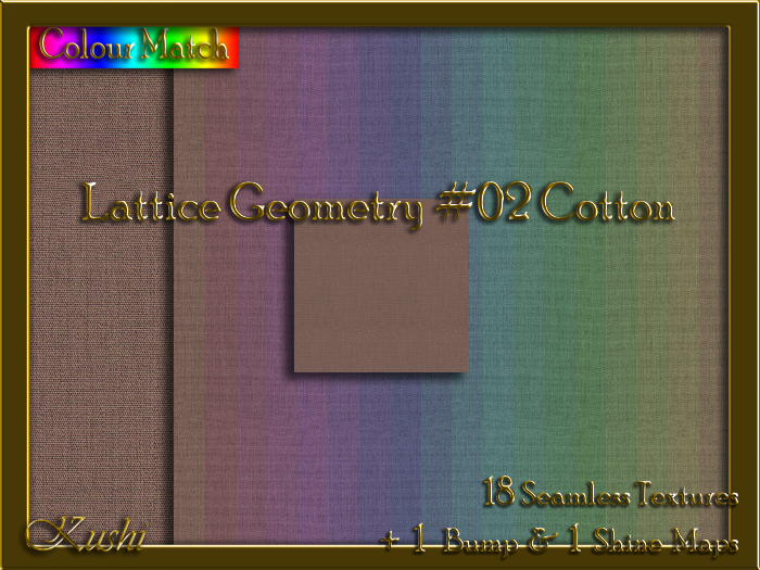 Lattice Geometry #02 COTTON Texture Pack