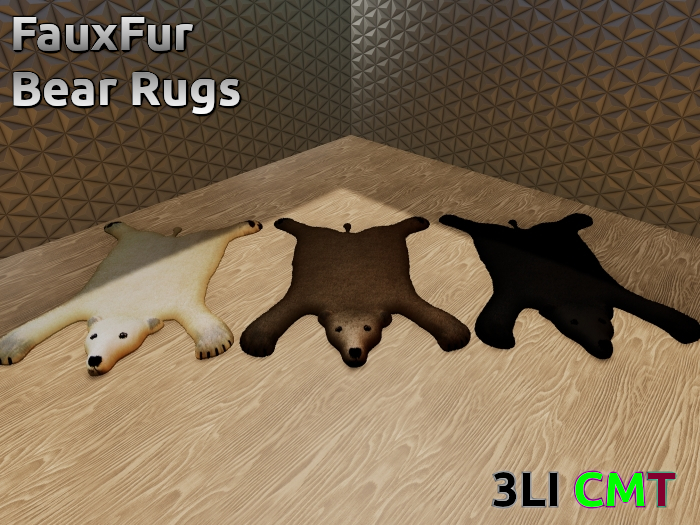 FauxFur Bear Rugs