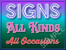  ★★★★★~ SIGN DESIGN - Full Perm - YOUR NAME